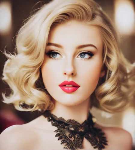 doll's facial features,beautiful model,vintage makeup,barbie doll,blond girl,marylin monroe,red lips,beautiful woman,realdoll,model beauty,model doll,vintage girl,like doll,blonde woman,blonde girl,red lipstick,porcelain doll,beautiful girl,fashion doll,vintage woman