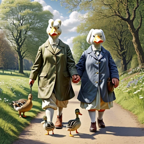 a pair of geese,goslings,geese,greylag geese,bird couple,flock home,stroll,duck females,autumn walk,wild ducks,family outing,duck meet,ducks,wild geese,residents,animal lane,strolling,gooseberry family,partnerlook,sporting decoys
