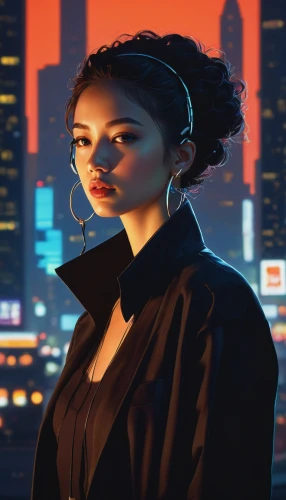 sci fiction illustration,city ​​portrait,world digital painting,portrait background,game illustration,cyberpunk,rosa ' amber cover,dusk background,digital painting,cg artwork,night administrator,cityscape,custom portrait,spy,vector illustration,city lights,metropolis,jaya,spy visual,femme fatale,Illustration,Abstract Fantasy,Abstract Fantasy 20