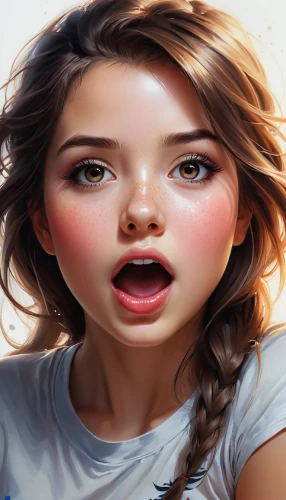 woman eating apple,the girl's face,girl with speech bubble,tiktok icon,nostril,woman face,photoshop manipulation,girl in t-shirt,woman's face,world digital painting,girl with cereal bowl,emogi,tiktok,portrait background,sneeze,teen,children's background,girl in a long,cgi,emoji,Conceptual Art,Fantasy,Fantasy 03