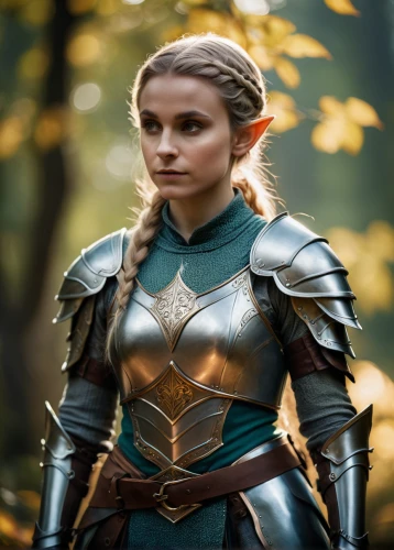 female warrior,joan of arc,breastplate,elf,warrior woman,eufiliya,nordic,celtic queen,male elf,elven,aurora-falter,violet head elf,dwarf sundheim,norse,mara,aurora,fantasy woman,paladin,laurel wreath,fantasy warrior,Photography,General,Cinematic