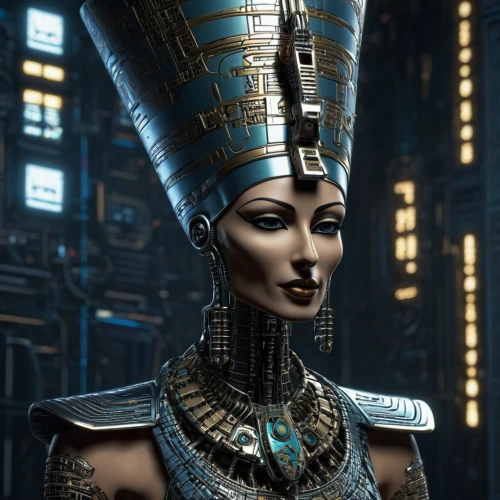 cleopatra,ancient egyptian girl,tutankhamun,ancient egyptian,pharaoh,tutankhamen,pharaonic,king tut,ancient egypt,ramses ii,egyptian,horus,pharaohs,karnak,egyptology,ramses,priestess,sphynx,emperor,imperial crown,Conceptual Art,Sci-Fi,Sci-Fi 09