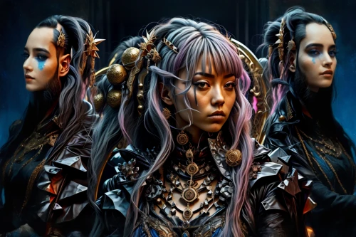 valerian,fractalius,artificial hair integrations,cybernetics,meridians,streampunk,biomechanical,3d fantasy,scifi,hairstyles,cyberpunk,elven,gemini,amano,music fantasy,avatar,sirens,layered hair,cyber,digiart