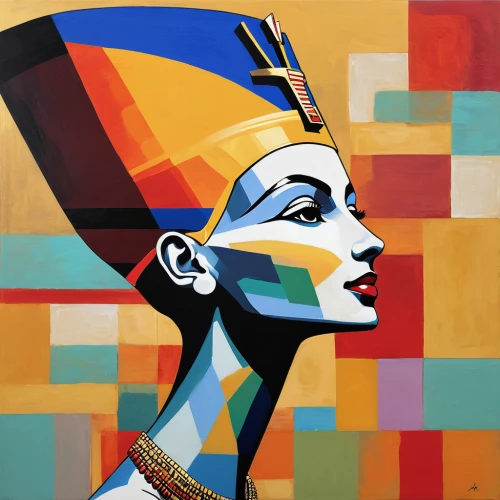 art deco woman,pharaonic,ancient egyptian girl,ramses,african art,pharaoh,king tut,head woman,cleopatra,headdress,ramses ii,tutankhamun,cool pop art,wpap,egyptian,tutankhamen,pop art woman,ancient egypt,pop art style,ancient egyptian,Illustration,Vector,Vector 07