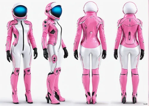 high-visibility clothing,pink vector,pink-white,concept art,pink,white-pink,articulated manikin,pink diamond,the pink panter,color pink white,protective suit,pink leather,neon human resources,color pink,humanoid,costume design,stand models,pink white,evangelion eva 00 unit,clove pink,Conceptual Art,Sci-Fi,Sci-Fi 04