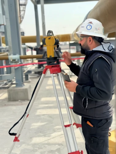 surveying equipment,noise and vibration engineer,core drill,site camera gun,theodolite,rope tensioner,gas welder,impact drill,danger overhead crane,gantry crane,pressure measurement,drilling machine,work on line,drilling,loading crane,construction pole,flat head clamp,replenishment oiler,surveyor,measuring bell