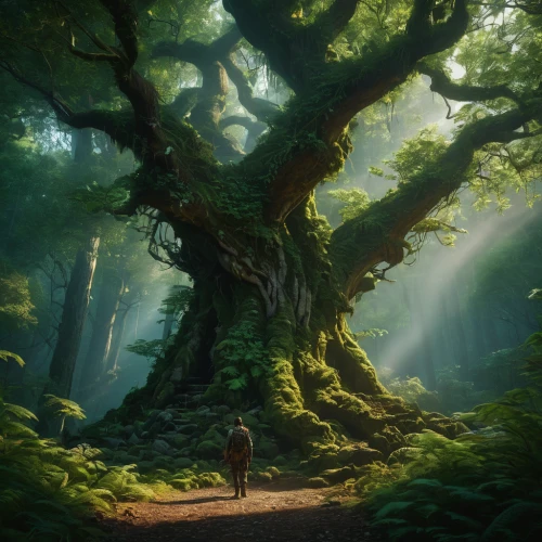 fairy forest,enchanted forest,fairytale forest,forest tree,chestnut forest,old-growth forest,elven forest,forest of dreams,the forest,druid grove,forest path,holy forest,forest landscape,magic tree,forest glade,forest,germany forest,green forest,forest background,oak tree,Photography,General,Fantasy