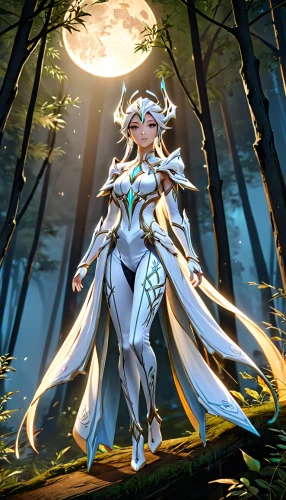 dryad,goddess of justice,sword lily,rusalka,water-the sword lily,priestess,ephedra,summoner,leaf background,constellation unicorn,show off aurora,forest dragon,forest background,sorceress,vanessa (butterfly),lily of the field,yulan magnolia,druid,white rose snow queen,elza,Anime,Anime,General