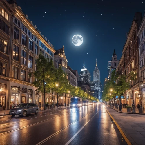philadelphia,night scene,moonlit night,night image,new york streets,hoboken condos for sale,night photography,indianapolis,chicago night,moonshine,night photograph,city at night,street lights,moonlit,outdoor street light,montreal,moon photography,moon and star background,homes for sale in hoboken nj,moon at night,Photography,General,Realistic