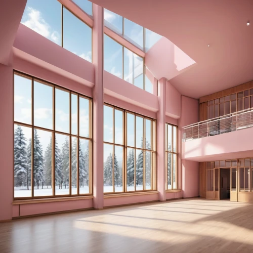 school design,gymnastics room,concert hall,3d rendering,daylighting,lecture hall,music conservatory,window frames,wooden windows,performance hall,loft,french windows,row of windows,theater stage,ski facility,auditorium,factory hall,lecture room,big window,ballroom,Photography,General,Realistic
