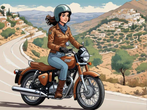 motorbike,motorcycle tour,motorcycle,motorcycling,motorcycles,motorcycle tours,ride out,motorcyclist,motor-bike,bullet ride,cafe racer,moped,motorcycle racer,game illustration,sci fiction illustration,motorella,woman bicycle,triumph,retro girl,scooter riding,Illustration,Japanese style,Japanese Style 07