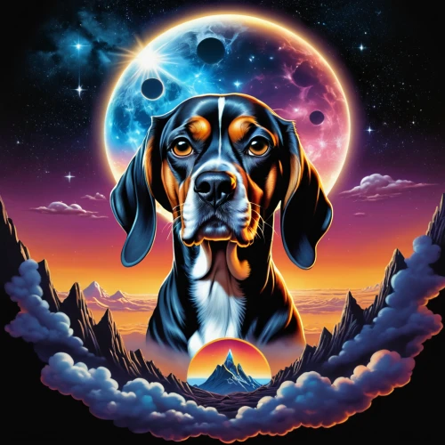 bloodhound,gordon setter,coonhound,doberman,entlebucher mountain dog,bluetick coonhound,greater swiss mountain dog,treeing walker coonhound,basset bleu de gascogne,beauceron,black and tan coonhound,smaland hound,dog illustration,rottweiler,basset hound,english coonhound,english setter,bruno jura hound,posavac hound,great dane,Photography,General,Realistic