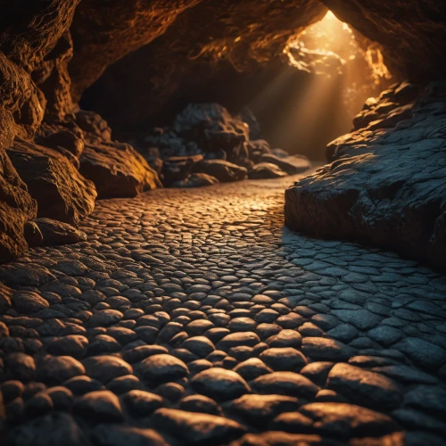 cave,pathway,cobblestone,lava cave,the mystical path,the path,threshold,sand paths,sea cave,lava tube,pit cave,hollow way,cobblestones,cave church,stone floor,cave tour,ice cave,path,walkway,games of light,Photography,General,Fantasy