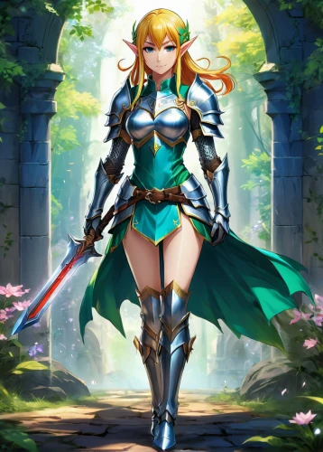 meteora,link,female warrior,sword lily,alm,water-the sword lily,swordswoman,goddess of justice,elza,6-cyl in series,saber,fantasy warrior,4-cyl in series,show off aurora,bastei,hamearis lucina,knight star,eufiliya,background ivy,knight festival,Illustration,Japanese style,Japanese Style 03