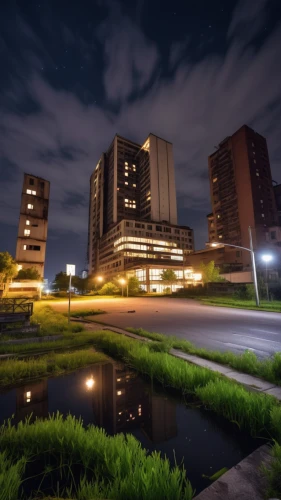 longexposure,kansai university,night photography,university hospital,nightscape,japan's three great night views,night photograph,hospital landing pad,holy spirit hospital,urban landscape,light trails,office buildings,night image,at night,photo session at night,city at night,night photo,kanazawa,apartment blocks,hospital,Photography,General,Realistic