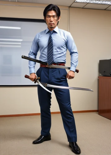 eskrima,office ruler,samurai sword,kenjutsu,swordsman,white-collar worker,samurai fighter,erhu,cosplay image,japanese martial arts,samurai,accountant,martial arts uniform,jin deui,business training,battōjutsu,fighting stance,sōjutsu,sanshin,actionfigure