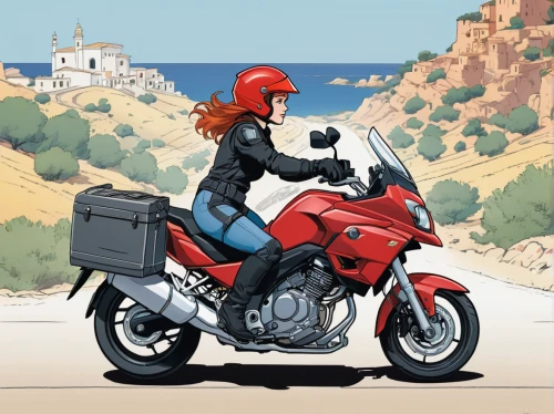 motorcycle tours,motorcycle tour,motorcycle battery,motorbike,motorcycling,motorcycle,piaggio ciao,motorcycles,harley,moped,motor-bike,motorella,motorcyclist,piaggio,scooter riding,no motorbike,motorcycle accessories,asuka langley soryu,ride out,travel woman,Illustration,Japanese style,Japanese Style 07