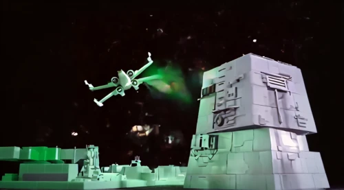 elves flight,ice castle,monolith,allies sculpture,stonehenge,special effects,the white torch,ghost castle,at-at,tower fall,cube,cube background,3d fantasy,minecraft,decepticon,pyrotechnic,electric tower,megatron,flying sparks,megalith