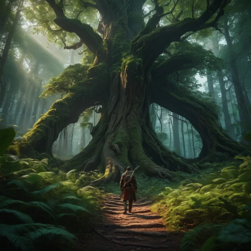 old-growth forest,elven forest,forest tree,magic tree,enchanted forest,celtic tree,crooked forest,chestnut forest,the forest,fairytale forest,tree of life,fairy forest,the roots of trees,druid grove,forest of dreams,forest path,redwoods,forest walk,fantasy picture,germany forest,Photography,General,Fantasy