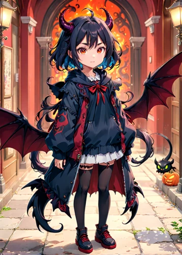 blood maple,etna,devil,halloween background,haunebu,fire devil,halloween banner,halloween witch,halloween frame,angel and devil,halloween black cat,black dragon,imp,halloween wallpaper,nori,raven girl,vampire,vampire lady,evil fairy,fire angel,Anime,Anime,Traditional