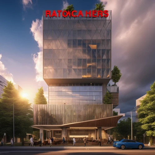 pan pacific hotel,ekaterinburg,glass facade,costanera center,multistoreyed,katowice,aschaffenburger,glass facades,car showroom,office building,hotel barcelona city and coast,facades,facade panels,addis ababa,hotel w barcelona,famagusta,prefabricated buildings,paiste,corporate headquarters,new building,Photography,General,Realistic