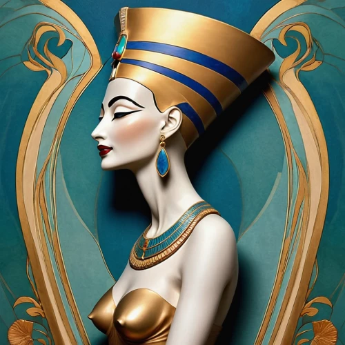cleopatra,ancient egyptian girl,pharaonic,ramses ii,ramses,king tut,ancient egyptian,pharaoh,art deco woman,ancient egypt,egyptian,tutankhamun,tutankhamen,sphynx,horus,pharaohs,hieroglyph,egypt,egyptology,maat mons,Illustration,Retro,Retro 08