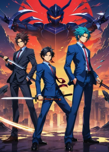 my hero academia,hero academy,swordsmen,phoenix,a3 poster,detective conan,persona,iron blooded orphans,game illustration,spy visual,cg artwork,game arc,red blue wallpaper,evangelion unit-02,would a background,business men,dragon slayers,lancers,blu ray,sakana,Illustration,Japanese style,Japanese Style 03