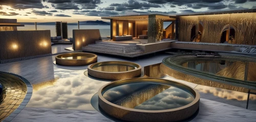 luxury bathroom,luxury hotel,infinity swimming pool,roof top pool,luxury property,3d rendering,luxury home,spa,boutique hotel,luxury,pool house,luxury real estate,sky space concept,thermae,bathtub,spa water fountain,eco hotel,floating huts,jacuzzi,hotel w barcelona