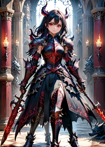 blood maple,swordswoman,sterntaler,fantasy warrior,masquerade,female warrior,crow queen,queen of hearts,blood icon,summoner,mezzelune,drg,red riding hood,dodge warlock,sword lily,vanessa (butterfly),devil,gothic style,flame robin,fantasia,Anime,Anime,General