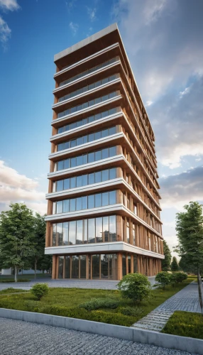 appartment building,3d rendering,modern building,wooden facade,glass facade,office building,new building,oria hotel,residential tower,malopolska breakthrough vistula,bydgoszcz,building honeycomb,bulding,residential building,render,hoboken condos for sale,modern architecture,arq,knokke,new housing development,Photography,General,Realistic