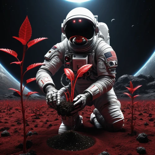 red planet,mission to mars,cosmonaut,astronaut,astronautics,spaceman,spacesuit,space art,martian,blood amaranth,spacewalks,spacefill,love lies bleeding,space suit,photo manipulation,earth rise,space-suit,spacewalk,planet mars,robot in space,Conceptual Art,Sci-Fi,Sci-Fi 09