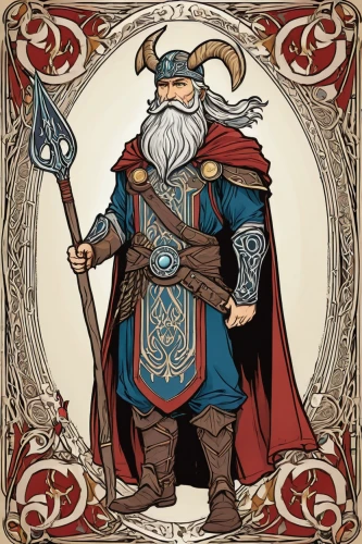 norse,odin,viking,dwarf sundheim,heroic fantasy,nördlinger ries,thorin,nautical banner,nordic,dwarf,dane axe,gandalf,vikings,magistrate,merlin,massively multiplayer online role-playing game,prejmer,lord who rings,sterntaler,male elf,Illustration,Retro,Retro 13