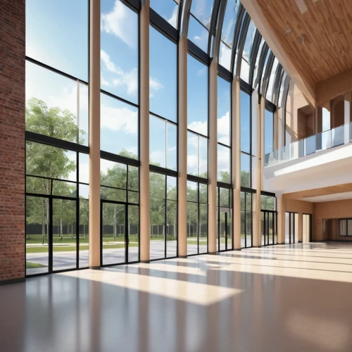 school design,daylighting,3d rendering,music conservatory,lecture hall,conference hall,new building,kettunen center,structural glass,field house,performance hall,glass facade,window film,concert hall,conference room,empty hall,auditorium,function hall,hall of nations,modern office,Photography,General,Realistic