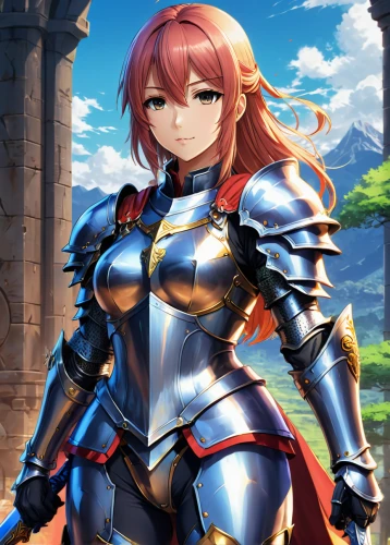 meteora,knight festival,alm,elza,minerva,knight armor,kosmea,swordswoman,female warrior,portrait background,magna,vexiernelke,limenitis camilla,joan of arc,morgan,hamearis lucina,mezzelune,wilhelma,fran,6-cyl in series,Illustration,Japanese style,Japanese Style 03