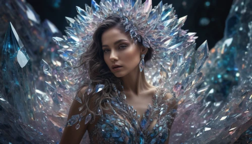 fairy peacock,fairy queen,faerie,fairy,faery,fairy galaxy,aura,valerian,fantasy woman,amano,fairy world,archangel,crystalline,flower fairy,queen of the night,fae,blue enchantress,ice queen,fantasy portrait,peacock,Photography,General,Natural