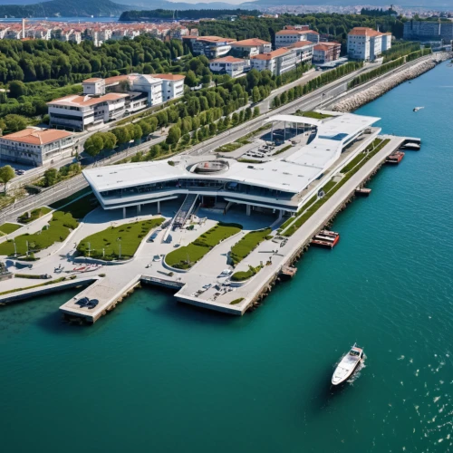 sewage treatment plant,artificial island,media harbour,federsee pier,eastern harbour,adriatic,artificial islands,port on the danube,waterfront,sochi,convention center,old city marina,futuristic art museum,the waterfront,maritime museum,very large floating structure,ferry port,autostadt wolfsburg,wastewater treatment,port vromi,Photography,General,Realistic