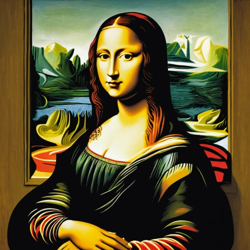 mona lisa,the mona lisa,girl-in-pop-art,portrait of a woman,woman sitting,lacerta,italian painter,picasso,leonardo da vinci,girl on the boat,woman holding a smartphone,florentine,portrait of a girl,paintings,cool pop art,vinci,painting,art painting,vintage art,botticelli,Art,Artistic Painting,Artistic Painting 05