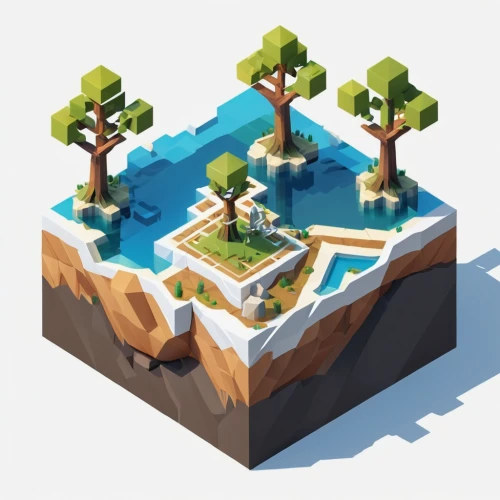 floating islands,floating island,isometric,artificial islands,map icon,wooden mockup,island suspended,mushroom island,game illustration,the tile plug-in,3d mockup,artificial island,raft guide,cube sea,a small waterfall,collected game assets,low poly,development concept,low-poly,sandbox,Unique,3D,Low Poly