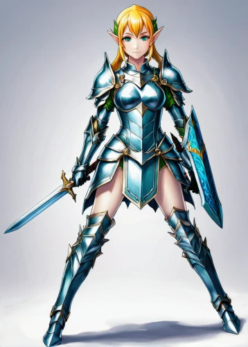 swordswoman,female warrior,knight star,saber,sword lily,hamearis lucina,armored,fantasy warrior,knight armor,water-the sword lily,goddess of justice,sheik,link,alm,armor,knight,king sword,paladin,armour,figure of justice,Illustration,Japanese style,Japanese Style 04