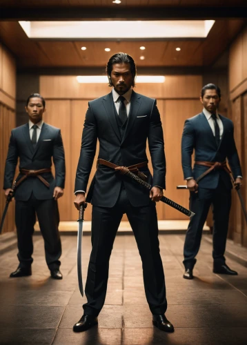 a black man on a suit,black businessman,black professional,japanese martial arts,kenjutsu,suit actor,men's suit,white-collar worker,martial arts,suit trousers,wing chun,lando,african american male,the local administration of mastery,swordsmen,wolverine,concierge,quill,baguazhang,black belt,Photography,General,Cinematic