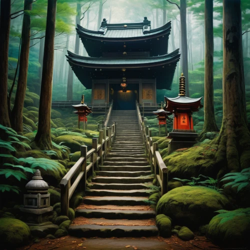 japanese shrine,tsukemono,shinto shrine,ryokan,ginkaku-ji,koyasan,rokuon-ji,japanese architecture,shrine,淡島神社,buddhist temple,world digital painting,asian architecture,shinto,japanese-style room,japanese art,japanese background,hall of supreme harmony,daitō-ryū aiki-jūjutsu,japan landscape,Illustration,Realistic Fantasy,Realistic Fantasy 34