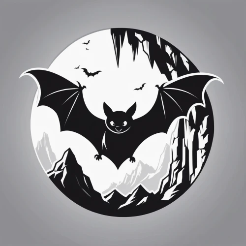 vampire bat,dark-type,lantern bat,halloween icons,megabat,witch's hat icon,life stage icon,black dragon,halloween vector character,nine-tailed,bat,tropical bat,dragon design,growth icon,draconic,bats,haunebu,store icon,gray icon vectors,bat smiley,Unique,Design,Logo Design