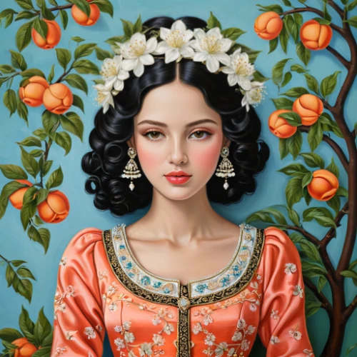 orange blossom,apricot,orange tree,peach tree,apricots,pomelo,kumquat,peach flower,mandarin orange,jasmine blossom,pomegranate,peach rose,fruit blossoms,kumquats,fantasy portrait,orange roses,oranges,quince decorative,blossoming apple tree,girl picking apples