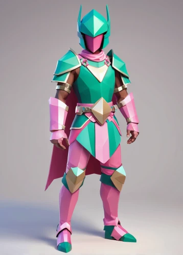 pink vector,knight armor,low poly,3d model,low-poly,pink quill,knight star,coral guardian,gradient mesh,polygonal,knight,3d man,polygon,3d figure,armored,3d render,alien warrior,man in pink,3d rendered,samurai fighter,Unique,3D,Low Poly