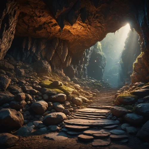 the mystical path,cave,lava tube,the path,pathway,pit cave,hiking path,hollow way,cave tour,lava cave,ravine,sea caves,wooden path,cave church,narrows,path,sea cave,caving,road of the impossible,forest path,Photography,General,Fantasy