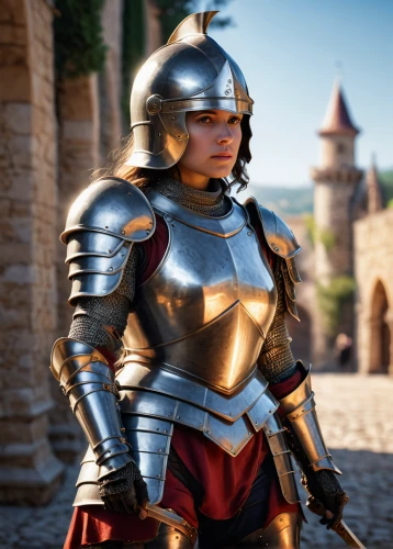 joan of arc,knight armor,puy du fou,cuirass,female warrior,roman soldier,equestrian helmet,heavy armour,armour,paladin,breastplate,knight,crusader,armor,the roman centurion,medieval,centurion,iron mask hero,armored,bactrian,Photography,General,Commercial
