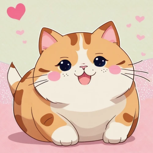 cat kawaii,cute cat,kawaii patches,cartoon cat,protect,calico cat,nyan,scottish fold,cute cartoon character,toori,send cute,kawaii,calico,katsudon,puffy hearts,cat image,kawaii animals,i love my cat,japanese bobtail,tataki,Illustration,Japanese style,Japanese Style 01