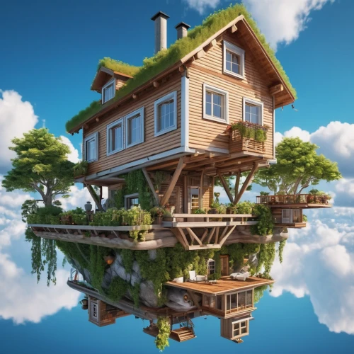 floating island,house with lake,floating huts,houseboat,house insurance,stilt houses,stilt house,inverted cottage,tree house,wooden house,floating islands,houses clipart,home landscape,tree house hotel,sky apartment,little house,house by the water,small house,cube stilt houses,crooked house