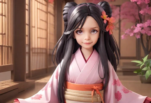 japanese doll,japanese sakura background,geisha girl,the japanese doll,jasmine blossom,plum blossoms,anime 3d,geisha,oriental princess,mukimono,sakura background,anime japanese clothing,koto,peach blossom,hanbok,oriental girl,plum blossom,sakura blossom,mulan,sakura blossoms