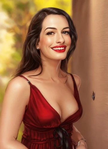 digital painting,man in red dress,world digital painting,lady in red,girl in red dress,hollywood actress,dita,romantic portrait,on a red background,red gown,hand digital painting,fantasy portrait,portrait background,woman portrait,brie,jaya,oil painting,in red dress,red dress,digital art,Common,Common,Cartoon
